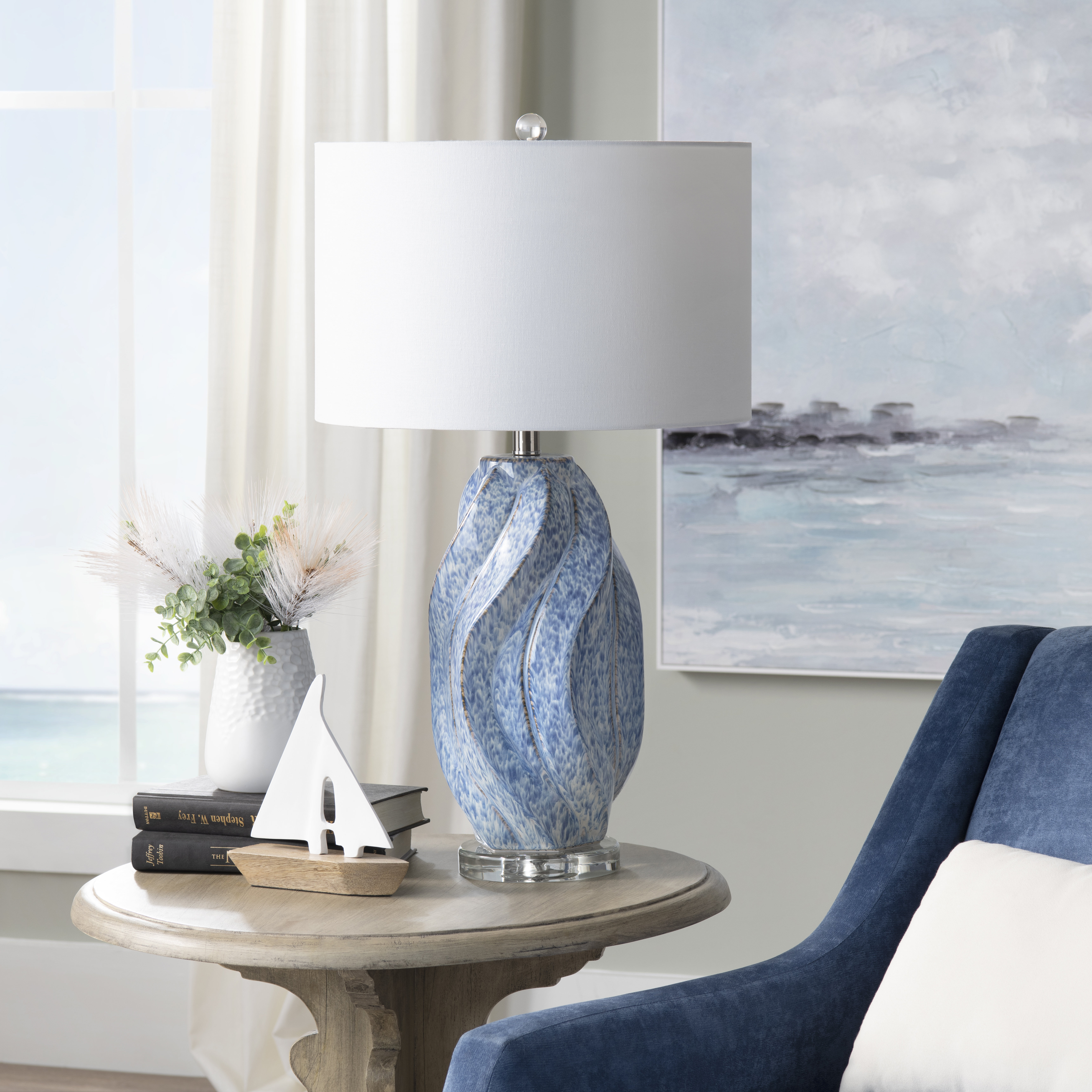 Wade Logan® Brandalucci Ceramic/Crystal Table Lamp & Reviews | Wayfair